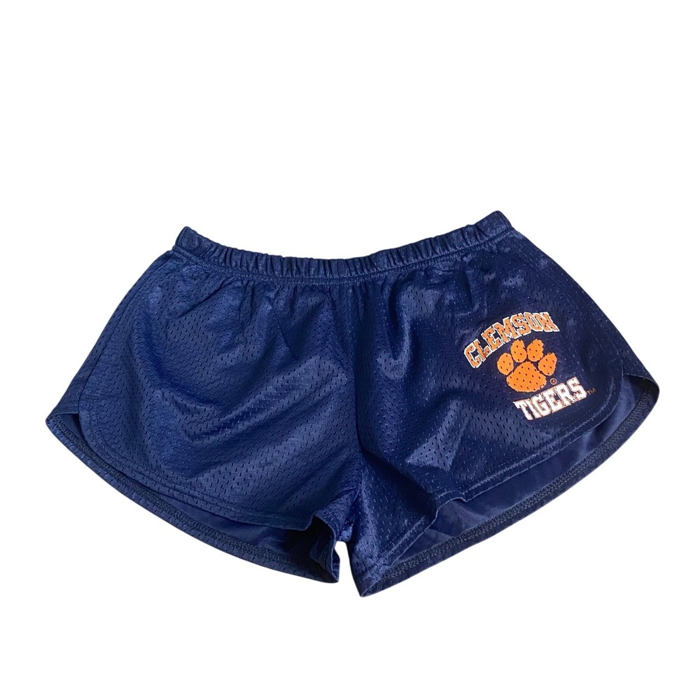 SOFFE navy Clemson Tigers retro athletic running shorts SIZE L
